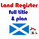Scottish land register title & plan 
